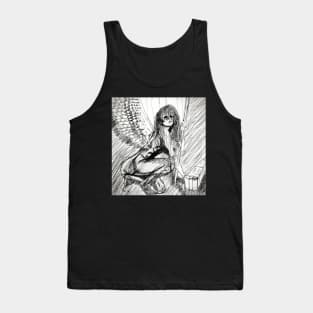 Drawing of an angel Tank Top